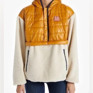 Mother - The Sher-Puff Zip Pullover in Inka Gold Beyond The Summi S/M